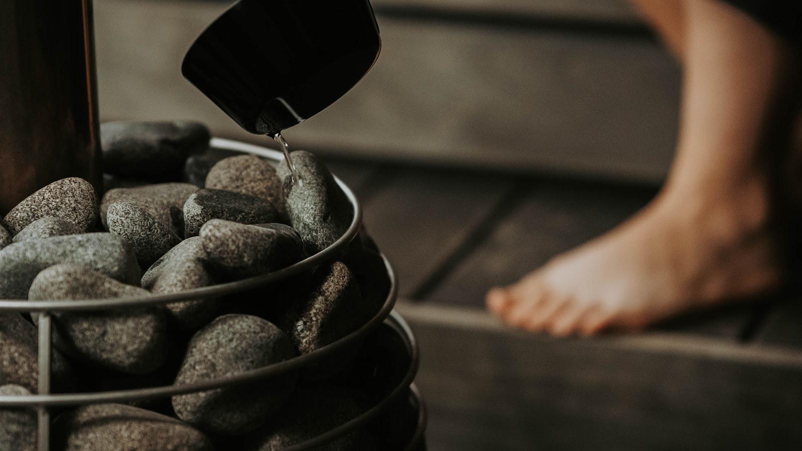 A steam master leading a sauna ritual